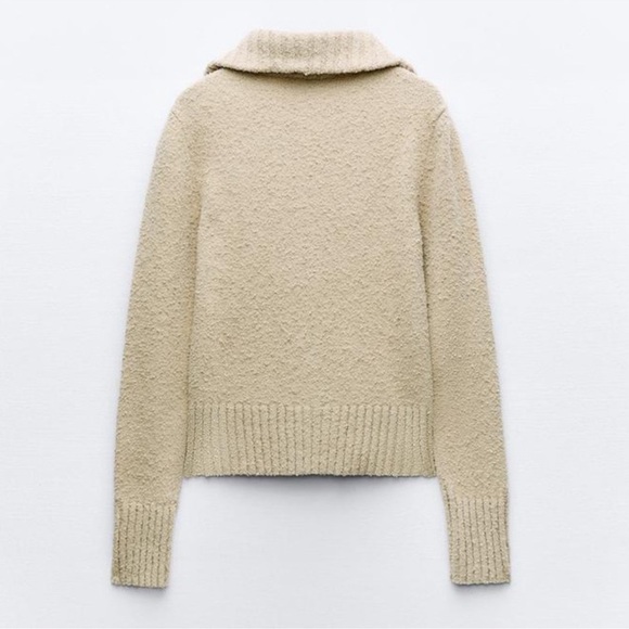 Brand new Zara Boucle Knit Cardigan - Picture 2 of 5
